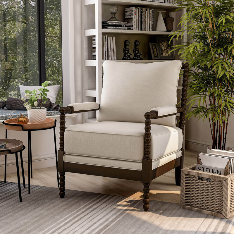 Fauteuil en polyester l 29 po Aughe