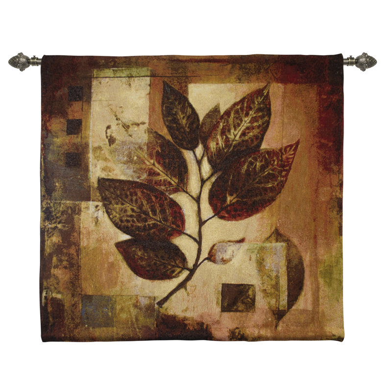 Suspension murale feuilles de coton