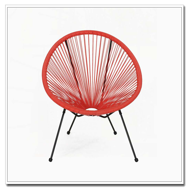 Ensemble de chaise longue de patio, Orange