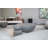 CHRONOS Side Table Small Concrete Round End Table 35 x 35 x 47 cm-102038909