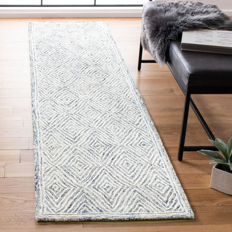 Arlington Wool Geometric Indoor Rug, Runner 2'3" x 9'