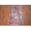 Tapis abstrait luxuriant aux tons roses et gris doux 2x3