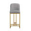 Ensemble de 2 chaises de bar de style moderne avec une conception simple, des tabourets hauts confortables au design créatif et des chaises de salle à manger flexibles convenant aux bars, aux restaurants ou aux comptoirs de cuisine