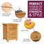 Farris 43cm W Bedside Table
