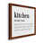 Distressed Maple Framed Canvas selected