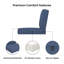 Covers&All Outdoor 5" Seat / Back Cushion With Eco-Friendly Olefin Fabric-287986100