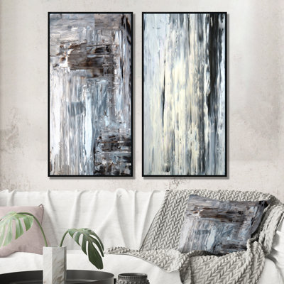 Colorfields - ensemble de 2 impressions sur toile