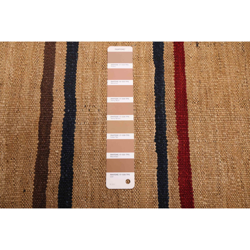 Boho kaki kilim 5 pi 10 po x 9 pi 0 po
