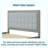 King-Size Bed Frame With Soft-Padded Headboard-1547313934