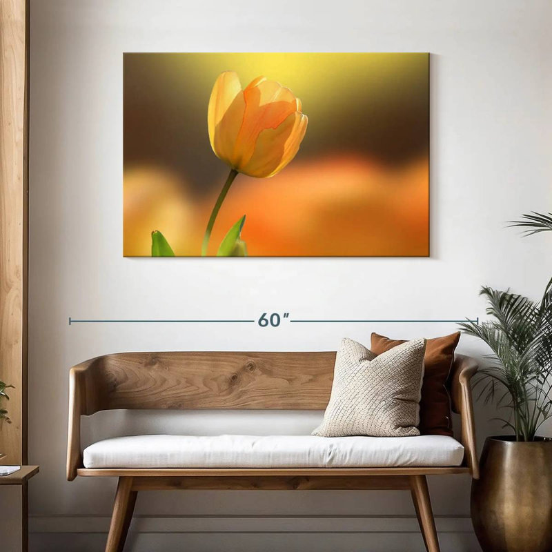 Tulipe jaune Harnek, H 30 po x l 45 po