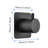 Master Shower Volume Control - Brass Handle, 3.44 In Square, 2.18 Tall, 4.13 Lb, Corrosion , Rust Proof, Install With No Hassle Controller 3/4" Cast Metal Valve, Adjustable Matt Black, Resistance,
