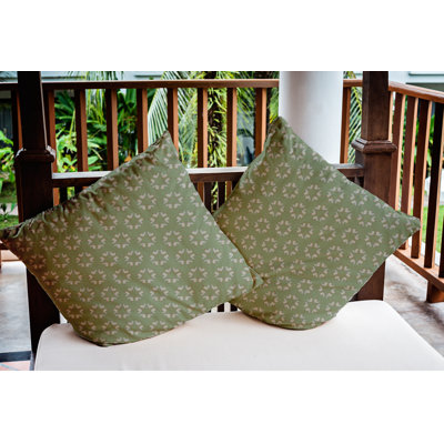 Outdoor Reversible Throw Pillow
