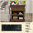 1 Drawer Sets Nightstands with Storage Tray and Built-in Charging Station-380112984