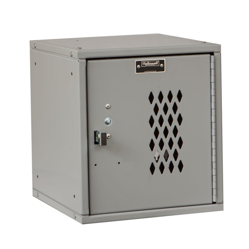 Casier large 1 niveau 1 Cubix, Gris clair