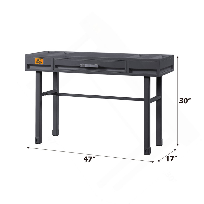 Bureau de coiffeuse Cargo, Noir