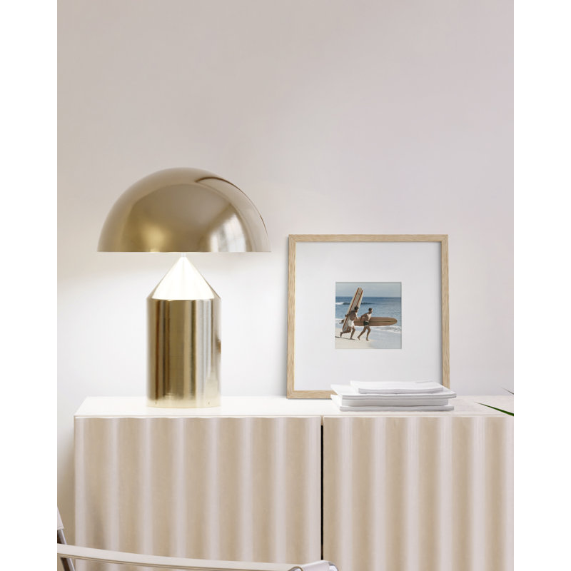 Darious Wood Picture Frame, Beige, 10" x 10" with mat for 5" x 5"