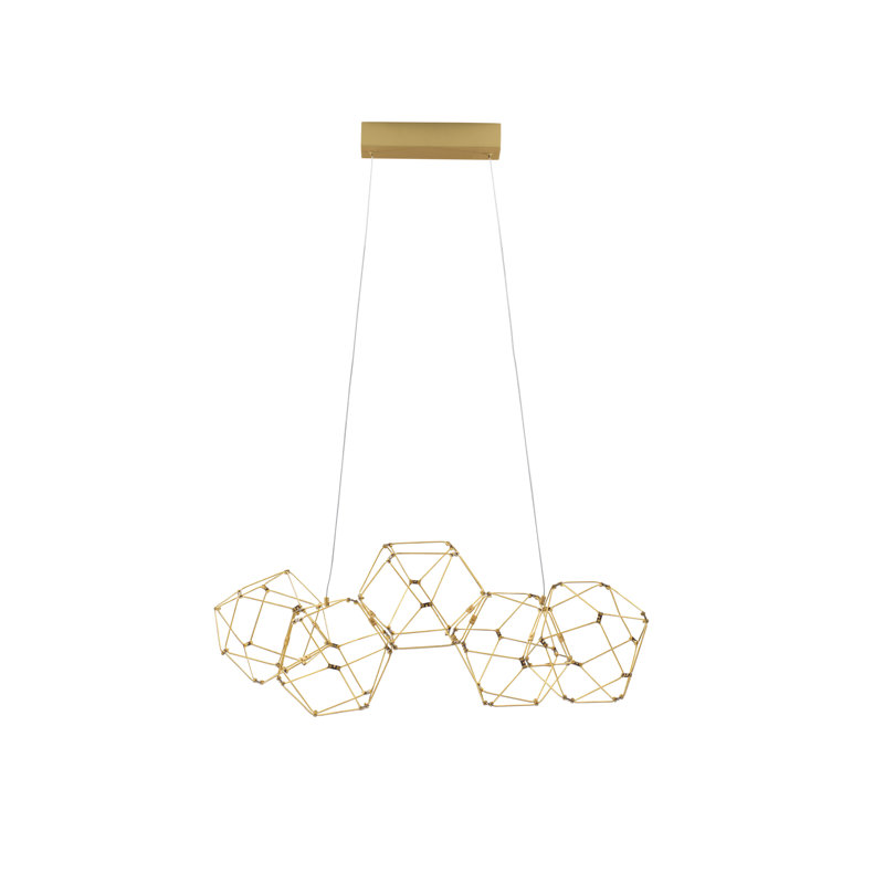 - Light Gold LED Novelty Pendant