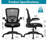 Game Chairsr, Ergonomic Desk Chair Breathable Mesh Chair With Adjustable High Back Lumbar Support Flip-Up Armrests, Executive Rolling Swivel Comfy Task Computer Chair For Home Office