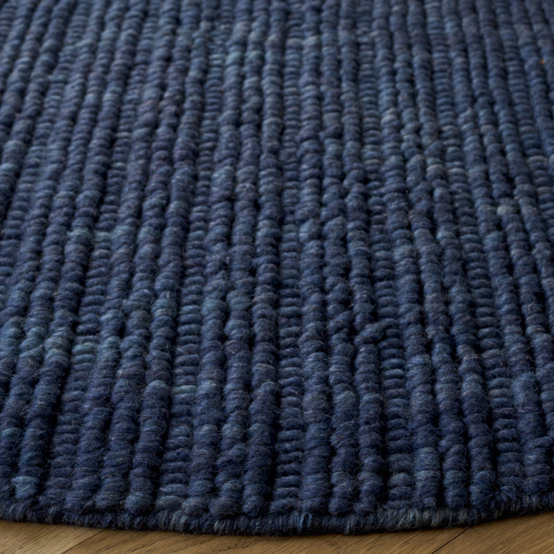 Natural Fiber Couture Handwoven Performance Solid Color Indoor Rug, Round 6'