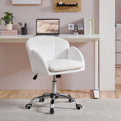 Corson Modern Swivel Rolling Desk Chair for Home Office with Armrests