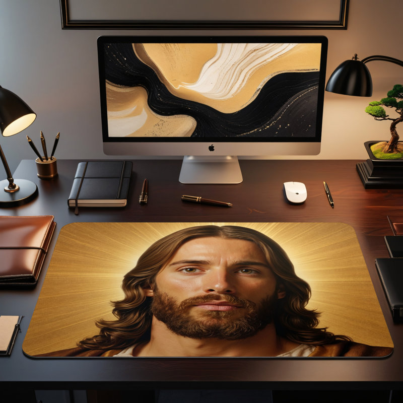 Polyester Desk Pad, 31.5x15.5
