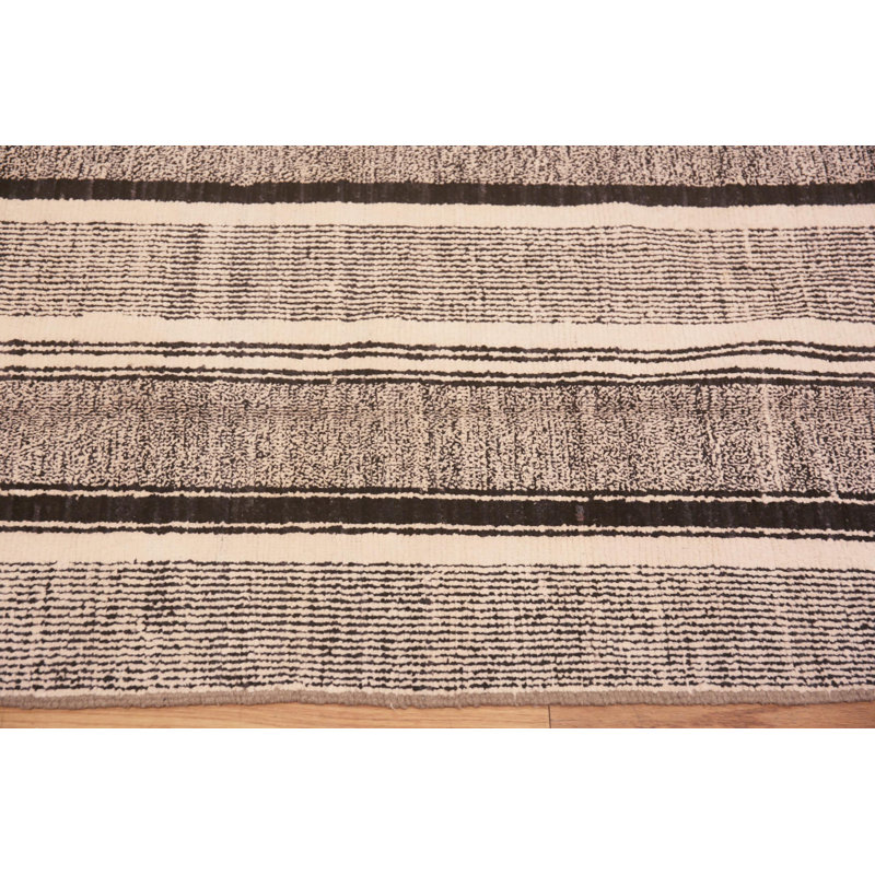 Nazmiyal Collection Modern Room Size Striped Contemporary Area Rug