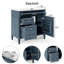 Armoire de meuble-lavabo 36 po avec lavabo supérieur, 2 tiroirs, 1 tiroir basculant et 1 porte