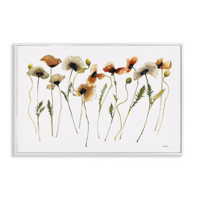 Automne, coquelicots, art par Shirley Novak bf-995