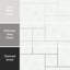 Timeless Calacatta Modular Kit 39" x 39" Porcelain Marble Look Wall & Floor Tile