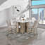 Square Faux Marble Top Dining Table-1569026232-1569026234