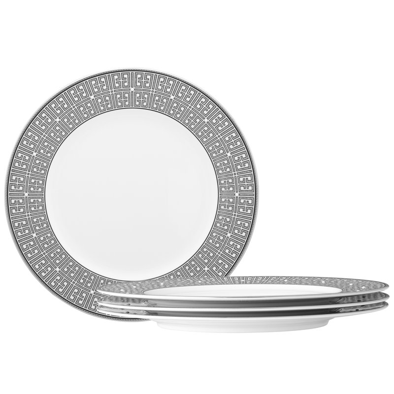 Assiettes plates Noritake Infinity, 11 po, Graphite
