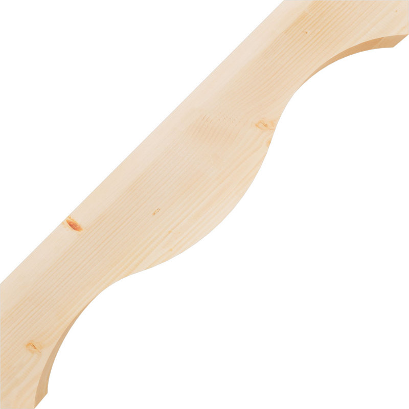 Attelle de genou Funston, Sapin de Douglas, Lisse, H 40 po x l 3,5 po x P 40 po