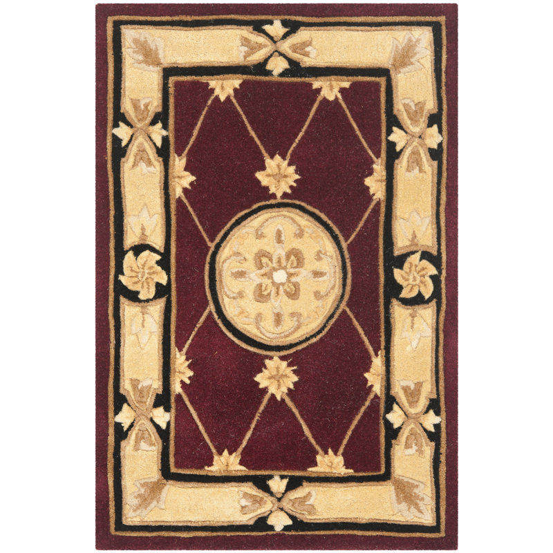 Charleen Oriental Wool Hand Woven Area Rug, Rectangle 152 x 244 cm