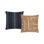 Carbon Coordinated Set of 2 Indoor & Outdoor Throw Pillows