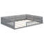 Lit plateforme tapissier en bois avec garde-corps et coussin-1671953049