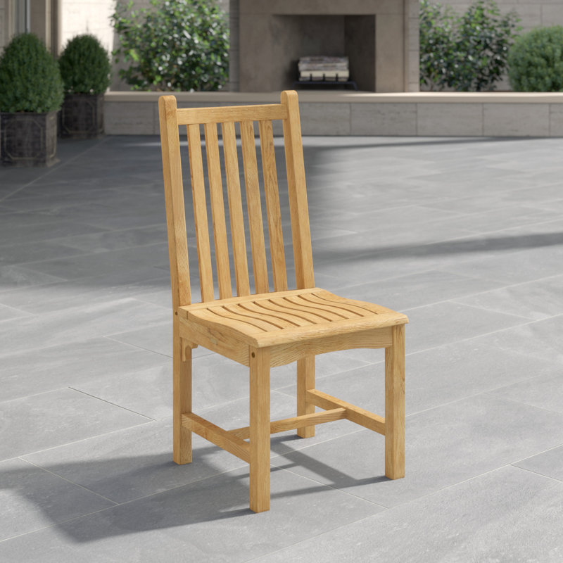 Classic Outdoor Teak Dining Side Chair
