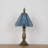 1 - Light7 inch blue Tiffany Table Lamp,Handcrafts Stained Glass Style Table Light-365918200