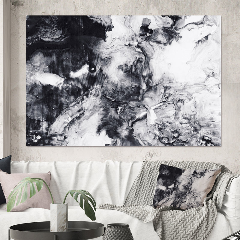 «Blue Blue and White», impression sur toile, H 40 po x l 60 po, Toile tendue