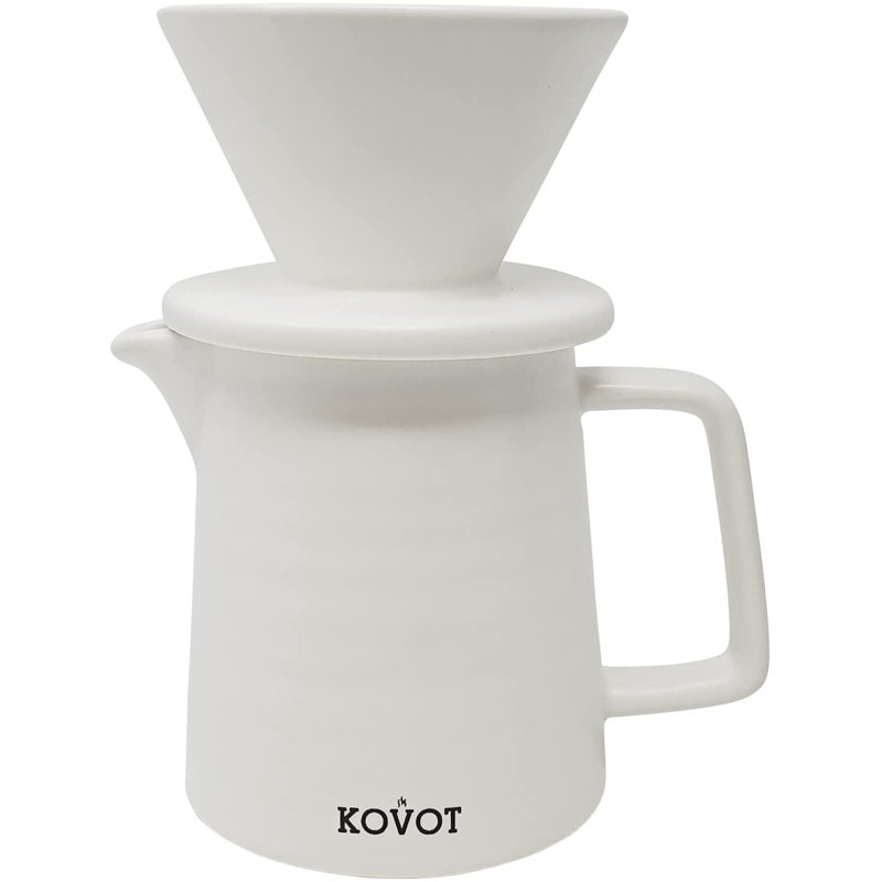 Cafetière 2 tasses Kovot, Blanc
