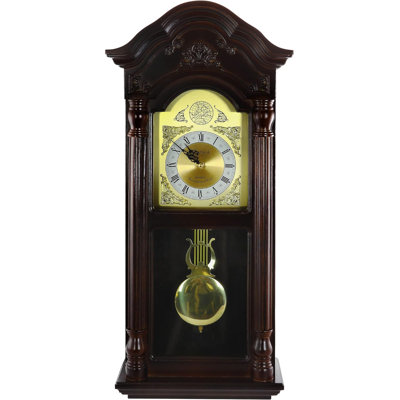 Bhumika Solid Wood Wall Clock