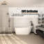 Baignoire de trempage en acrylique autoportante L 63 po x l 31 po