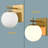 Globe Sconce Gold Finish (Set Of 2)