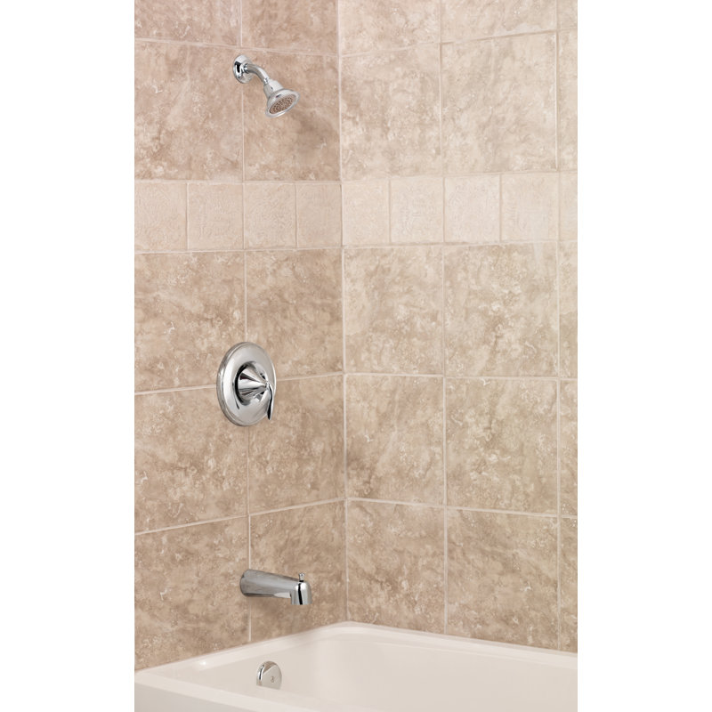Belfield Shower Faucet with Lever Handle and Posi-Temp, Chrome