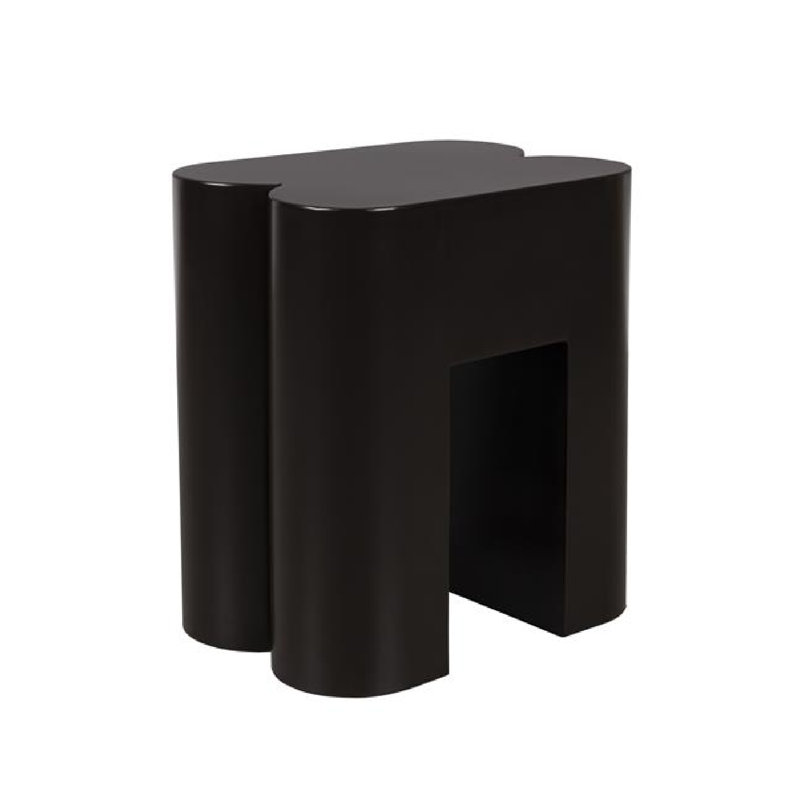 Tabouret décoratif Shape, Noir