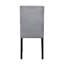Ensemble de salle à manger 5 pièces et 4 chaises d'appoint en velours de style décontracté
