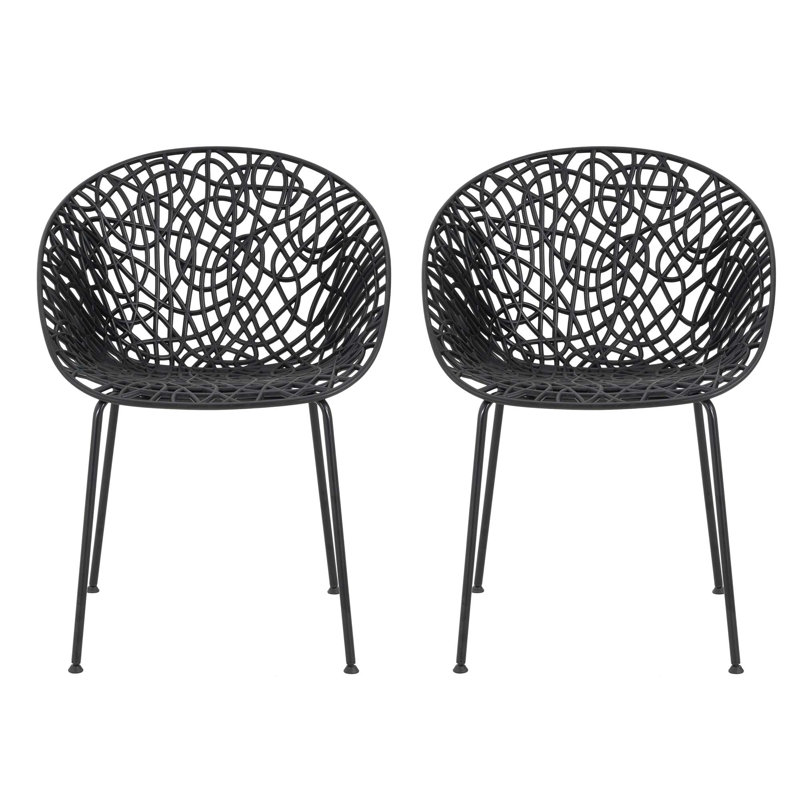 Ensemble de 2 chaises Neiman, Noir