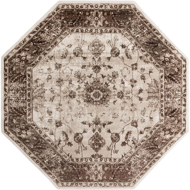 Emigdio Oriental Indoor Rug, Octagon 7'10"