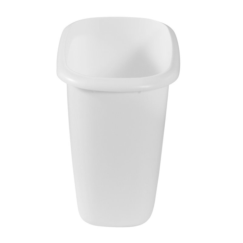 Plastic Open Waste Basket - 1.5 Gallons