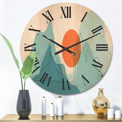 Solid Wood Wall Clock