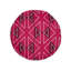 Zakaryan Mezzano Indoor / Outdoor Geometric Pink Circular Scatter Cushion With Filling